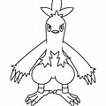 Pokemon Coloring Pages Combusken