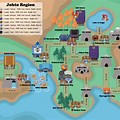 Pokemon Johto Region Map