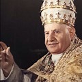 Pope John XXIII Wearing a Tiara