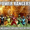 Power Rangers Explosion Go Team Meme