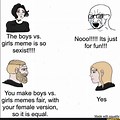 PowerPoint Boys vs Girls Memes