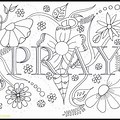 Praying for You Coloring Pages
