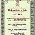 Preamble of Indian Constitution