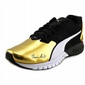 Puma Shoes Black and Gold