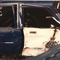 RCMP Police Car Trashed