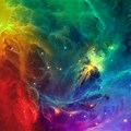 Rainbow Galaxy Background Universe