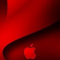 Red Apple iPhone Mobile Image Wallpaper