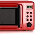 Red Microwave Fridge Set