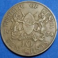 Republic of Kenya 10 Cent Coin