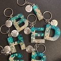 Resin Keychain with Art Work