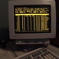 Retro Computer Terminal Screen
