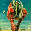 Retro Science Fiction Art Futuristic