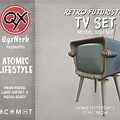 Retro-Futuristic TV Set