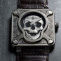 Reversible Skull Watch
