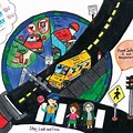 Road Safety Art Contest Drawing