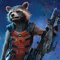 Rocket Raccoon Guardians Galaxy