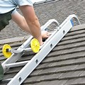 Roof Extension Ladder with Hooks