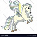 Royalty Free Cartoon of Pegasus
