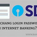 SBI Change Login/Password
