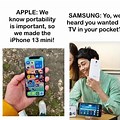 Samsung Z-Fold vs Apple Meme
