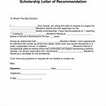 Scholarship Middle School Letter