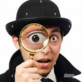Sherlock Holmes with Magnifying Glass Classic Look