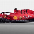 Side View of Ferrari F1 Car