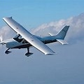 Single-Engine Plane Overhead Shot