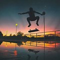 Skateboarding Wallpaper 4K