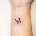 Small Butterfly Tattoo Outline