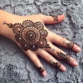 Small Henna Hand Designs