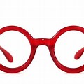 Small Red Round Eyeglasses