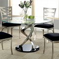 Small Round Glass Top Dining Table