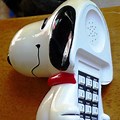 Snoopy Old Cell Phone