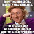 Social Security Meme