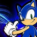 Sonic Hedgehog Blue Background