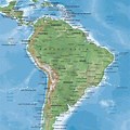 South America Physical Features Map