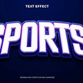 Sports Text Logo