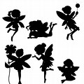 Squashed Fairy Silhouette
