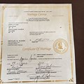 State of Arizona Marriage License
