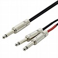 Stereo to Mono Adapter Y Guitar Cable
