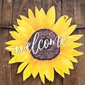 Sunflower Welcome Sign Clip Art