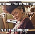 Super Bowl Wedgewood Joke