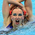 Synchronized Swimming Funny Faces