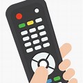 TV and Remote Control Clip Art