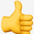 Thumbs Up Emoji No Background