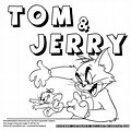 Tom and Jerry Logo Coloring Pages