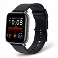 Touch Screen Digital Watch Black Background