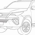 Toyota Fortuner Sketch