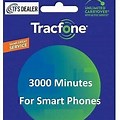 TracFone 3000 Minutes Cards